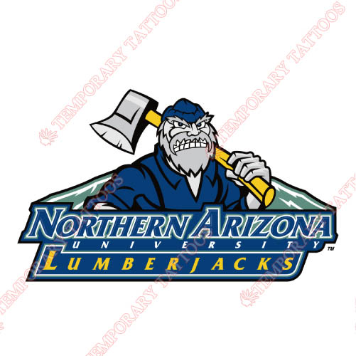 Northern Arizona Lumberjacks Customize Temporary Tattoos Stickers NO.5645